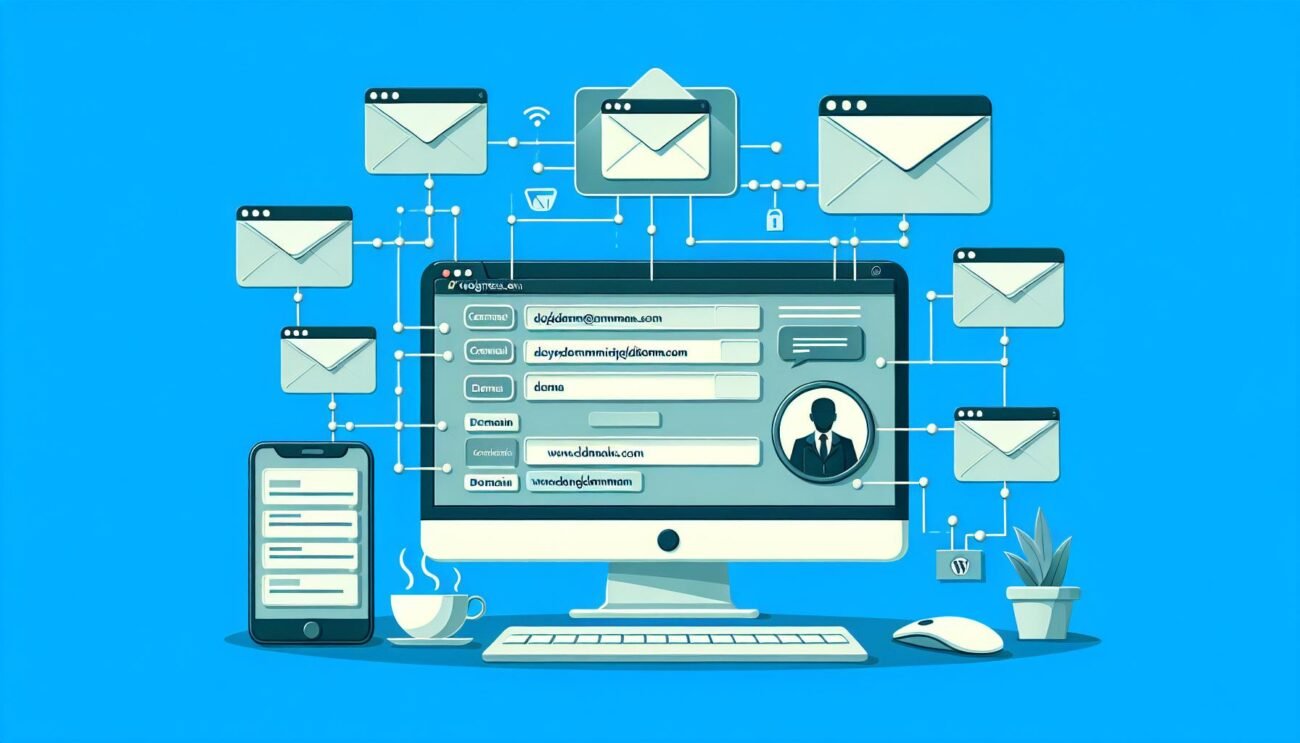 كيف يتم إنشاء حسابات بريد إلكتروني احترافية مرتبطة بالدومين؟